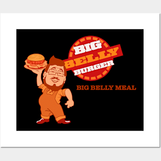 Big Belly Burger Logo Posters and Art